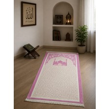 Bambu Seccade 80X125 cm Dokuma Taban Bambu Yumuşak Makinada Yıkanabir Lüxs Namazlık