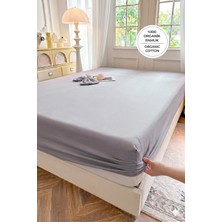 Evien Home %100 Organik Pamuk Lastikli Çarşaf Yumuşak Kaymaz Tek/çift Kişilik Cotton Fitted Sheet