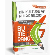 Günay Yayınları 7. Sınıf Bumerang Din Kültürü ve Ahlak Bilgisi Etkinlikli Akıllı Kitap Yeni Müfredat
