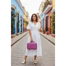 Giyu Shop Seyahat Tipi Dayanıklı Esnek ve Kırılmaz Pp Silikon Makyaj Çantası ve Hostes El Çantası