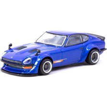 Popüler Sepet 1/64 Nissan Fairlady Z S30 Widebody Blue - Designed By Jon Sibal