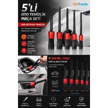 ZHL Tools Zhltools Araba Otomobil Detaylı Temizlik 5li Fırça Seti