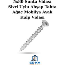 Seka Hand Tools Sunta Vidası 5X80 Sunta Vidası-8 cm VIDA-100 Adet
