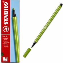 Stabilo Keçe Uçlu Boya Kalemi 1 mm Bataklık Yeşili 68/37 10 Lu Paket