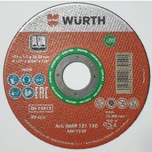 Würth Kesme Taşı 115 x 1,0mm 25' Li
