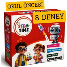 Oscar Stem Time Okul Öncesi Deney Seti Kutu Içeriği (8 Deney)