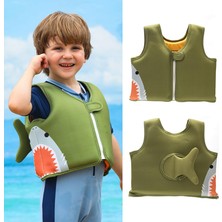 LRS Store Premium Neopren Çocuk Yüzme Yeleği - 2-4 Yaş 3D Tasarımlı - Güvenli ve Konforlu Deniz Havuz Yelek