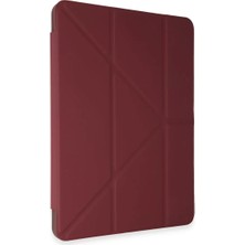 Huawei Matepad Se 11 Kılıf Kalemlikli Mars Tab Kılıfı  Mürdüm