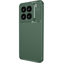 Xiaomi Mi 15 Kılıf Auto Focus Karbon Kapak  Koyu Yeşil