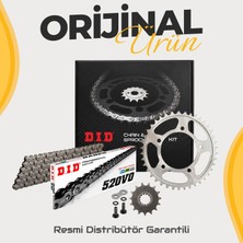 DID Dıd Ducati Monster 695 Zincir Dişli Seti (2006-2008) O-Ringli Zincir (Çelik Renk)