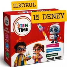 Oscar Stem Time Ilkokul Deney Seti Kutu Içeriği (15 Deney)