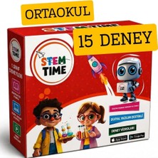 Oscar Stem Time Ortaokul Deney Seti Kutu Içeriği (15 Deney)
