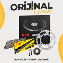 DID Dıd Ducati Monster 620 Zincir Dişli Seti (2002-2003) X-Ringli Zincir (Çelik Renk)