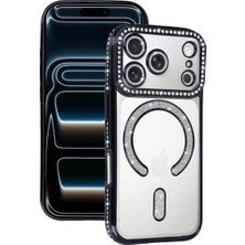 17 Pro Joke Simli Magneticsafe Kılıf  Siyah