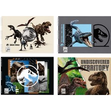 Keskin Color Keskincolor Jurassic World 25X35 15 Yp Spiralli Resim Defteri