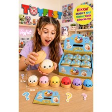 Toyfest Dim Sum Viral Squishy Stres Topu Sıkılabilir Duyusal Oyuncak Çin Mantısı Kutu Şeklinde -10 Cm-1 Adet