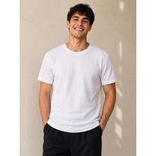regata Erkek/unisex Desenli Bisiklet Yaka Basic T-Shirt