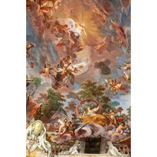 Arterior Wallpaper Villa Borghese Tavan Resmi Poster Duvar Kağıdı