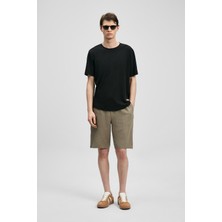 Lufian Junya Erkek Basic Tişört Siyah