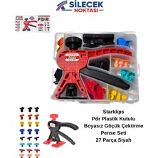 Starklips  Starklips Pdr Plastik Kutulu Boyasız Göçük Çektirme Pense Seti 27 Parça Siyah 10841