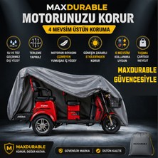 MaxDurable Kuba Viper Sport 1 Kişilik Motosiklet Brandası Su Geçirmez 4 Mevsim Boya Dostu Motor Brandası + Taşıma Çantalı