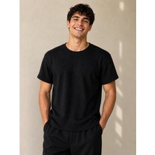 regata Erkek/unisex Desenli Bisiklet Yaka Basic T-Shirt