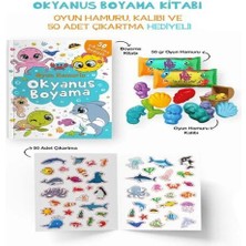 Renas Store Okyanus Boyama Kitabı - Oyun Hamurlu - 3 Yaş +