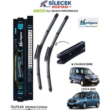 Martigues Martıgues Araca Özel Ön Sağ/sol Silecek Takımı  Mercedes Cıtan 2012> Renault Kangoo Iı 2008>  Ölçü : 580MM/530MM  S2321B3