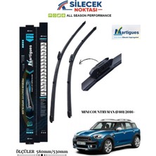 Martigues Martıgues Araca Özel Ön Sağ/sol Silecek Takımı  Mını Countryman (F60) 2016>   Ölçü : 580MM/530MM  S2321B8