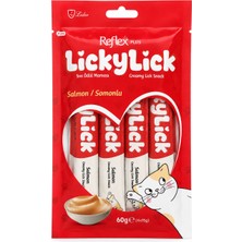 Reflex Plus Lickylick Kedi Sıvı Ödül Somon 4*15 gr
