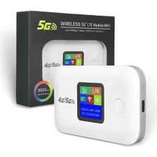 Everest Grup 4g Mobil Sim Kartlı Wifi Router 150MBPS 3000MAH Taşınabilir Hotspot Modem(Kayıtlı)