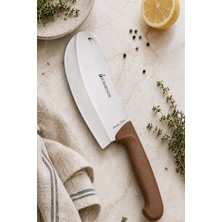 SÜRMENOX Sürmene Silver Serisi Börek Pizza Bıçağı Kahve Sap Pide Salata Kıyma Mutfak Bıçak HDS-111
