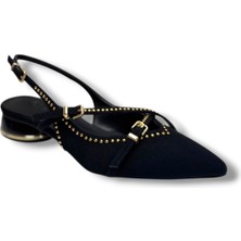 Desire Shoes Desire 7013-26 Süet Çift Tokalı Kısa Topuk Kadın Ayakkabı