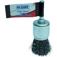 Armüz Hawk 11141 17 mm Gri Telli Pimli Kalem Fırça