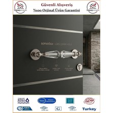 Sofuoğlu Elmas Çekme Kapı Kolu - Sürgülü Kapı Kolu - Çelik Kapı Çekme Kol - 20cm