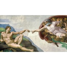 Arterior Wallpaper Michelangelo Sistine Şapel Poster Duvar Kağıdı