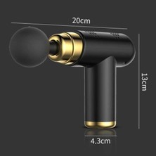 Hereveoyuncak 4 Başlıklı USB Şarj Olabilen Masajj Tabancası
