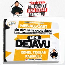 2026 Meb-Ags Dkab Öabt Mini Dejavu Genel Tekrar Fasikülü Ahmet Şenol – Tkm Akademi
