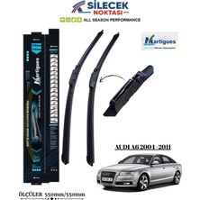 Martigues Martıgues Araca Özel Ön Sağ/sol Silecek Takımı  Audı A6  2004>2011  Ölçü : 550MM/550MM  S2222F