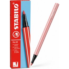 Stabilo Keçe Uçlu Boya Kalemi Köpüklü Pembe 68/28 10 Lu Paket