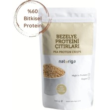 Naturiga Bezelye Proteini Çıtırları 100G %60 Bitkisel Protein İçeren Çiğnenebilir Form