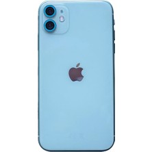 Aslanoğlu Store Newface Iphone 11 Neon Fosforlu Kamera Lens - Mavi
