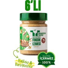 Trabzon Tarım Şekersiz %99.9 Fındık Ezmesi 300G x 6 Adet