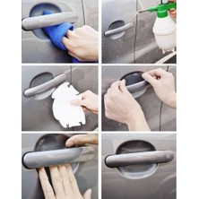Hereveoyuncak 9lu Set Araba Kapı Kolu Koruyucu Çizilme Önleyici Şeffaf Sticker Filmm Koruma Seti