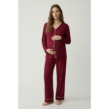 Mivoon Bambu Kumaş Hamile Pijama Takımı