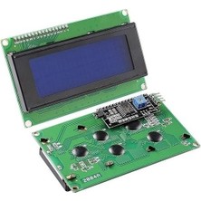 China 2004A 20X4 LCD Ekran - I2C Lehimli  Mavi Display