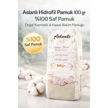 Renas Store Aslanlı Hidrofil Pamuk 100 gr Saf Pamuk Doğal Kozmetik Kişisel Bakım Temizlik Pamuğu 1 Adet