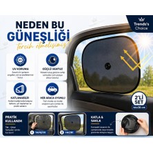 Okavango Araç Oto Güneşlik Yan Cam Güneşlik Perde Vantuzlu Araç Yan Cam Güneşliği Araba Araç Oto Yan Cam Güneşlik Uv Korumalı