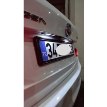 Autowise Parlak Siyah Çerçeveli Oto Plakalık Abs Plastik Esnek Piano Black Plakalık 1 Adet