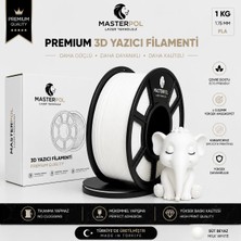 Masterpol Beyaz Premium Pla Filament 1 kg 1.75 mm 3D Yazıcılar Için ( Flement Fılement Flament )